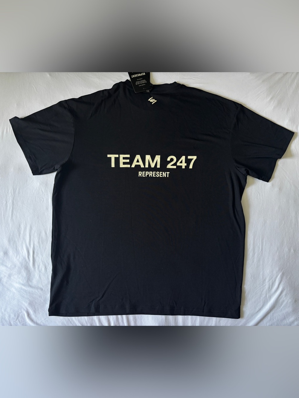 REPRESENT Team 247 Oversized T-Shirt Jet Black Men’s M NWT Performance Tee
